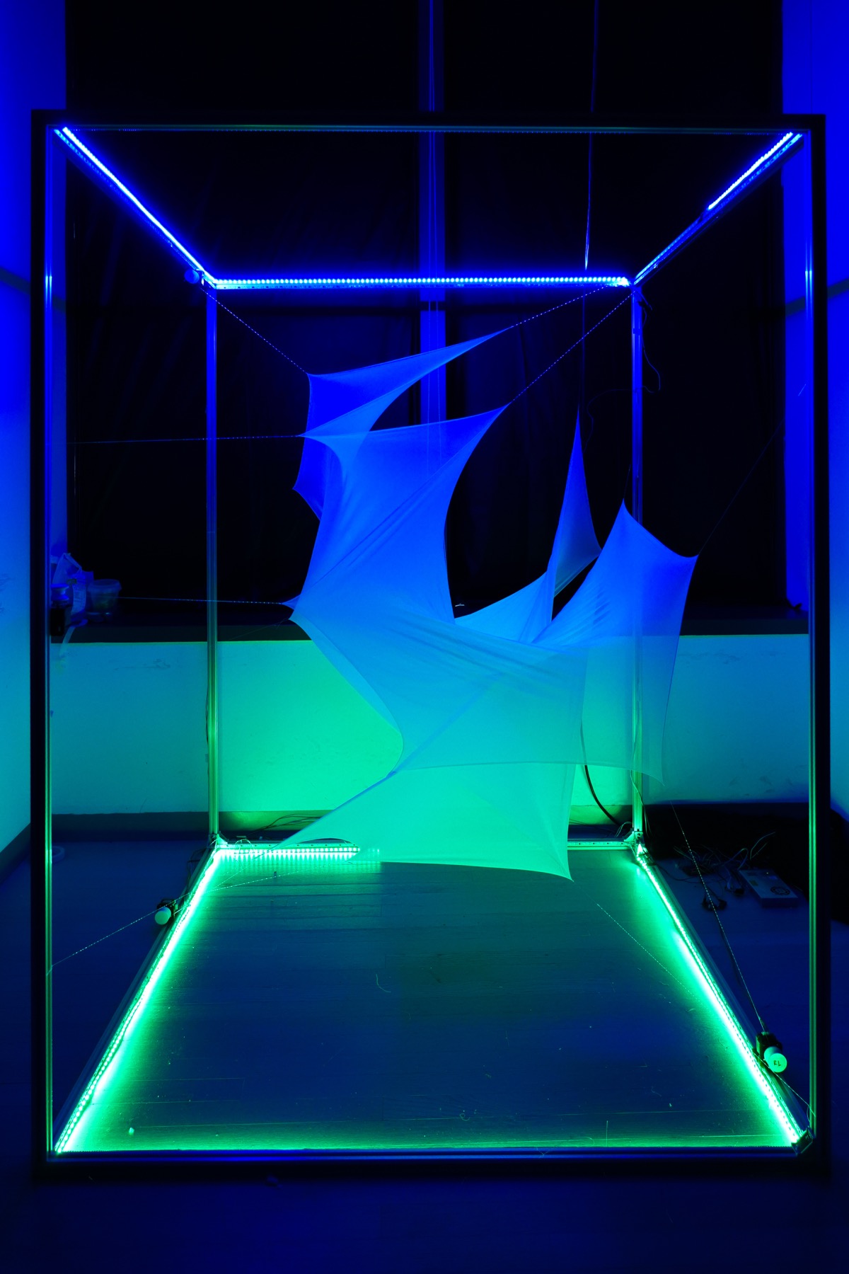 BREATHE kinetic light installation